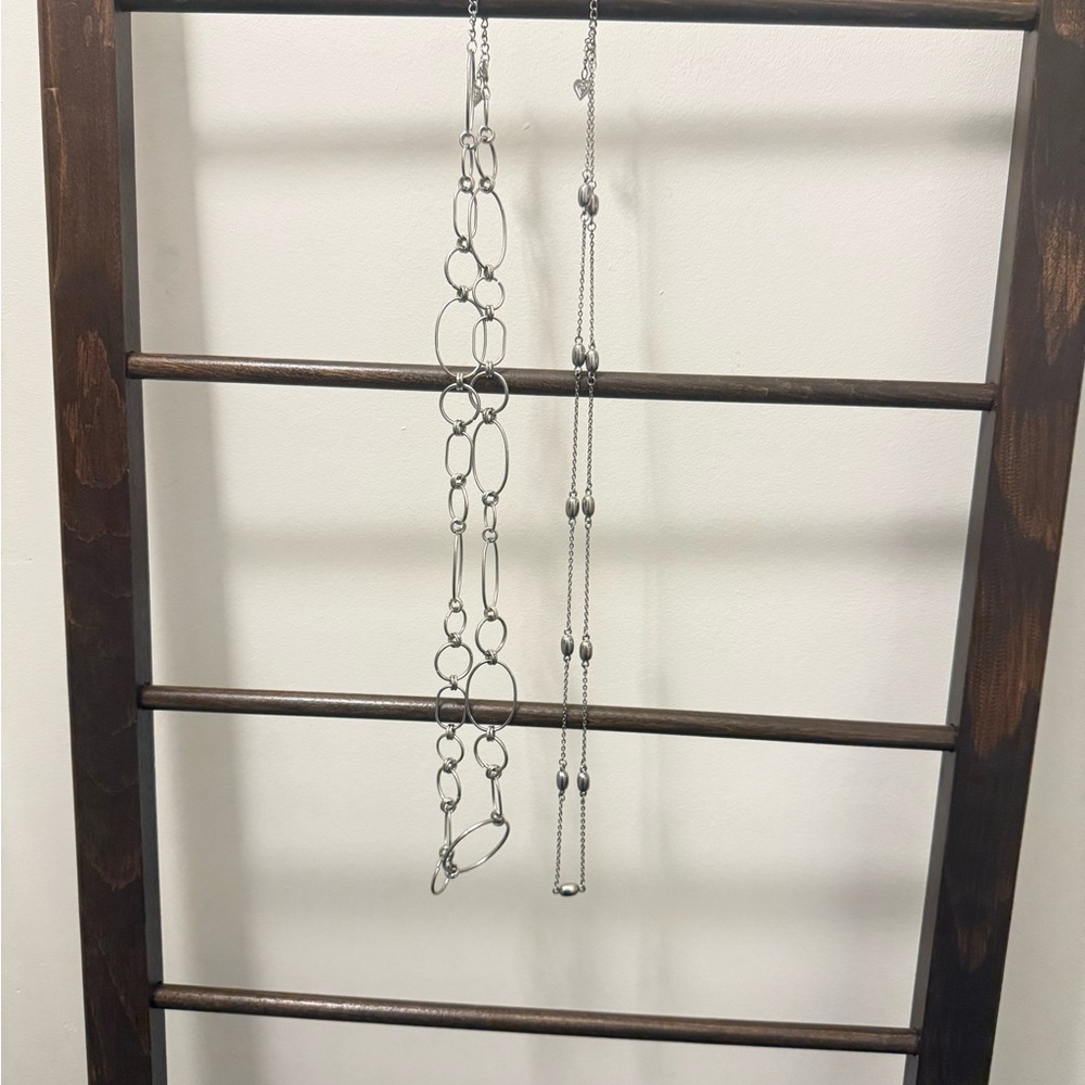 Set of long fashion necklaces